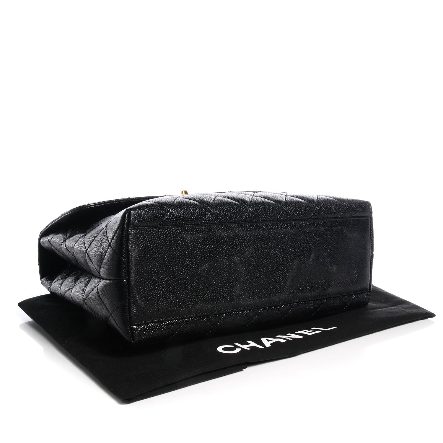 Chanel Caviar Kelly Jumbo Flap Bag Black 4 of 9