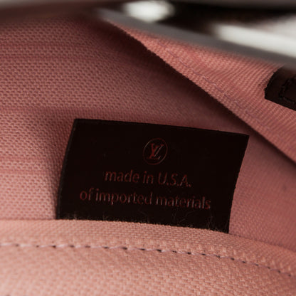 Louis Vuitton Damier Ebene Neo Neverfull MM Rose Ballerine 7 of 7
