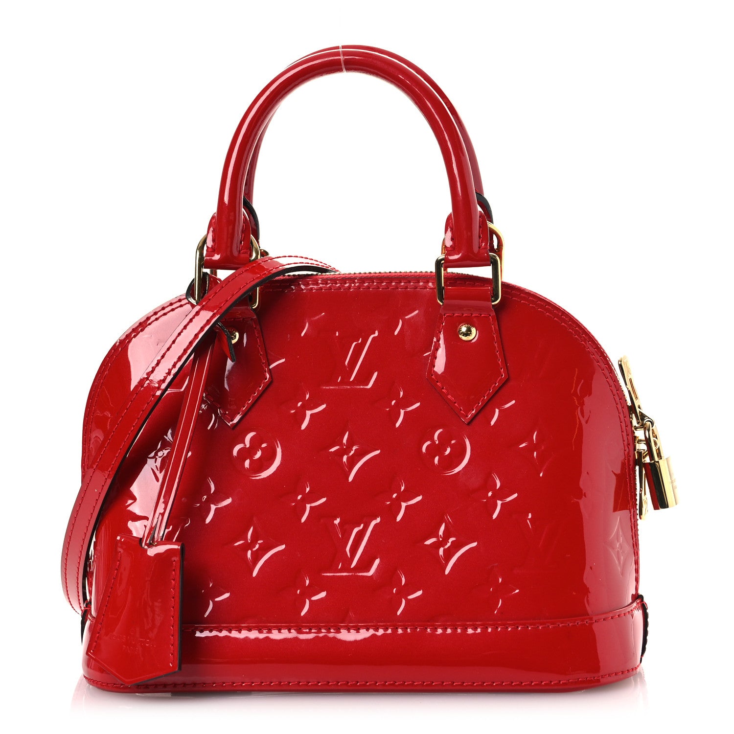 Louis Vuitton Vernis Alma BB Cherry 1 of 11