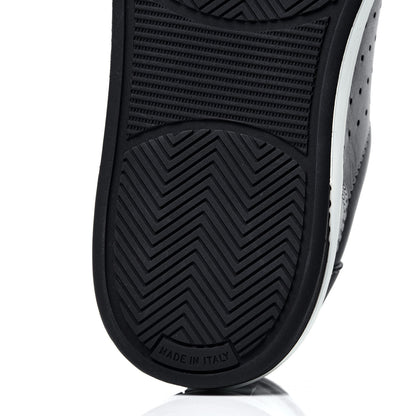 Chanel Calfskin Womens Logo Sneakers 38 Black White 10 of 13