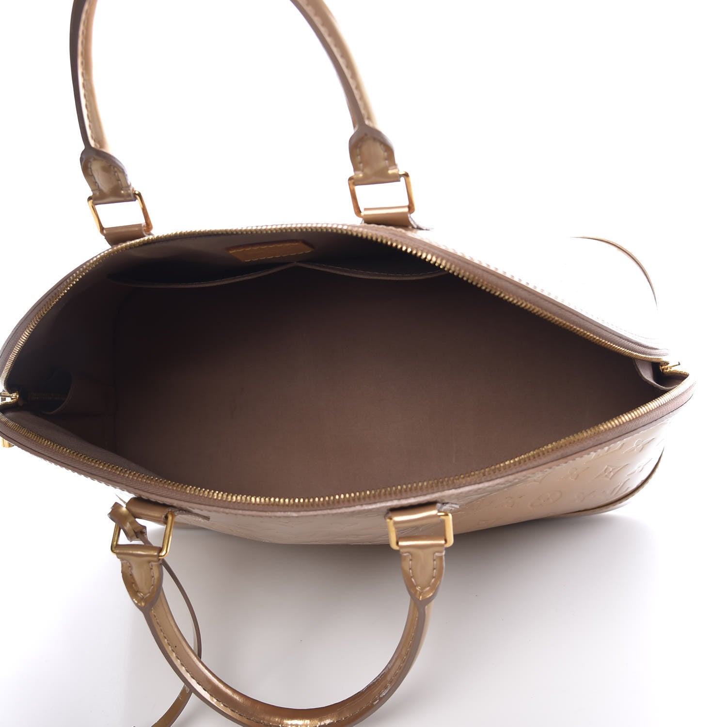 Louis Vuitton Vernis Alma GM Beige Poudre 5 of 22