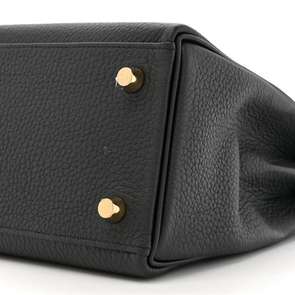 Hermes Togo Kelly Retourne 25 Black 9 of 11