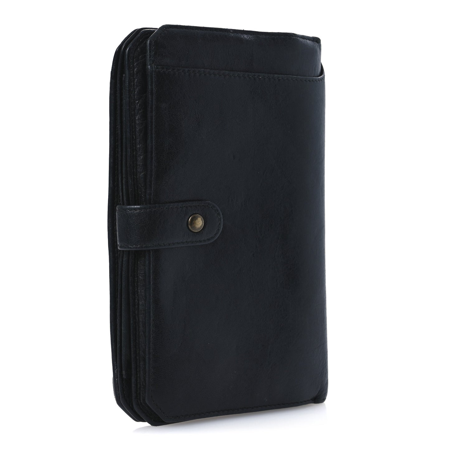Agneau Giant 12 Gold Hardware Travel Organizer Wallet