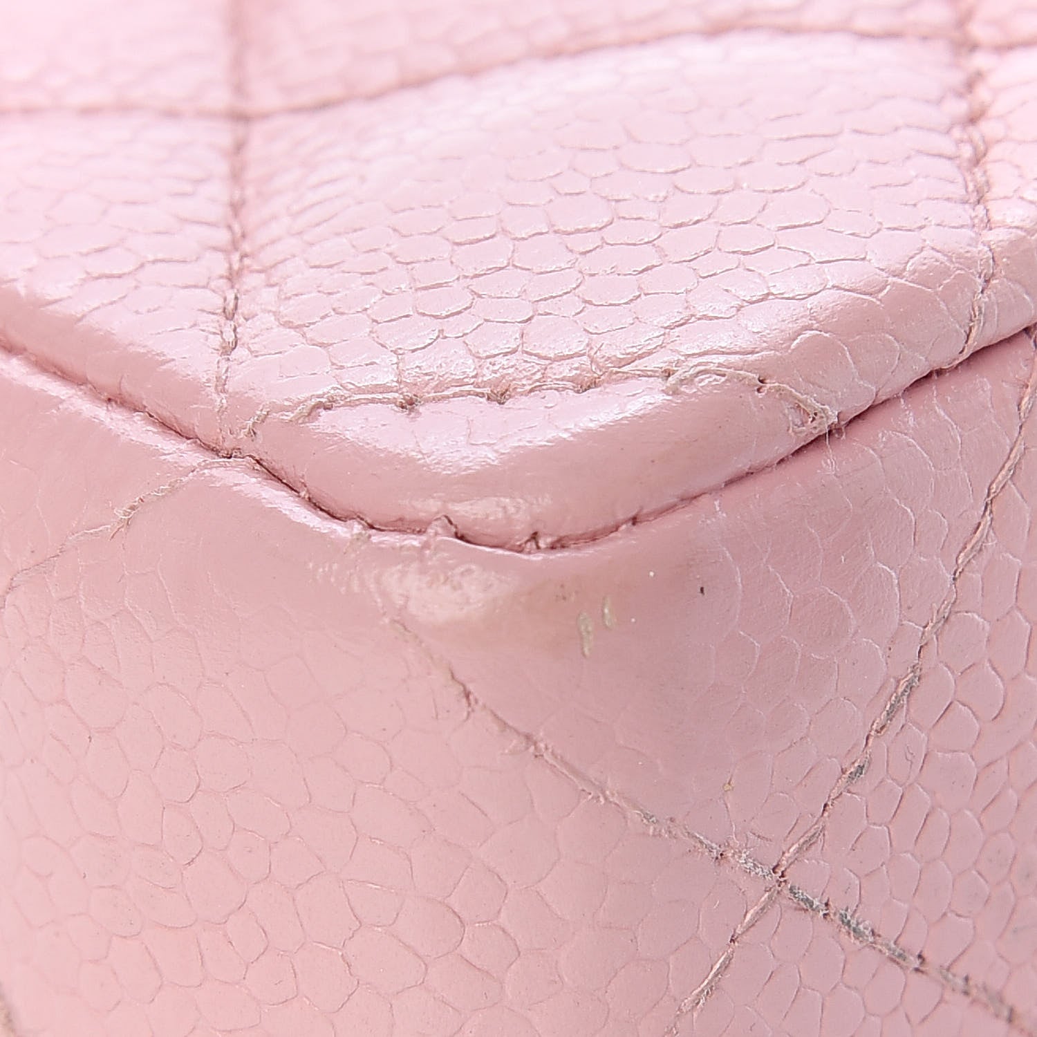 Chanel Caviar Quilted Mini Square Flap Pink 11 of 14