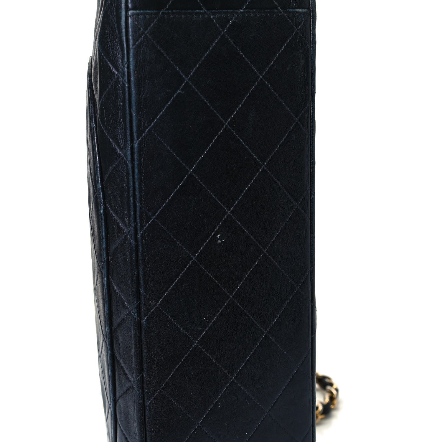 Chanel Lambskin Quilted XL Jumbo Single Flap Black 14 of 19