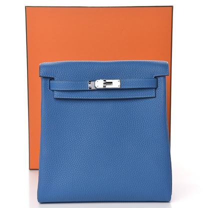 Hermes Taurillon Clemence Kelly Ado Backpack 22 Mykonos 26 of 26