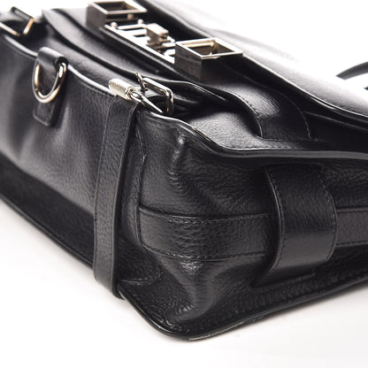 Proenza Schouler Pebbled Calfskin PS11 Classic Shoulder Bag Black 6 of 8