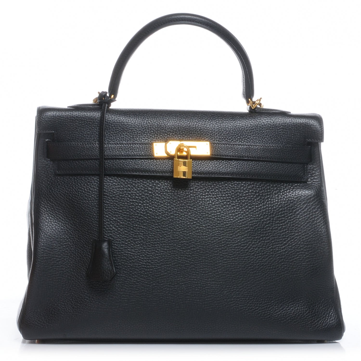 Hermes Taurillon Clemence Kelly 35 Souple Black 1 of 10