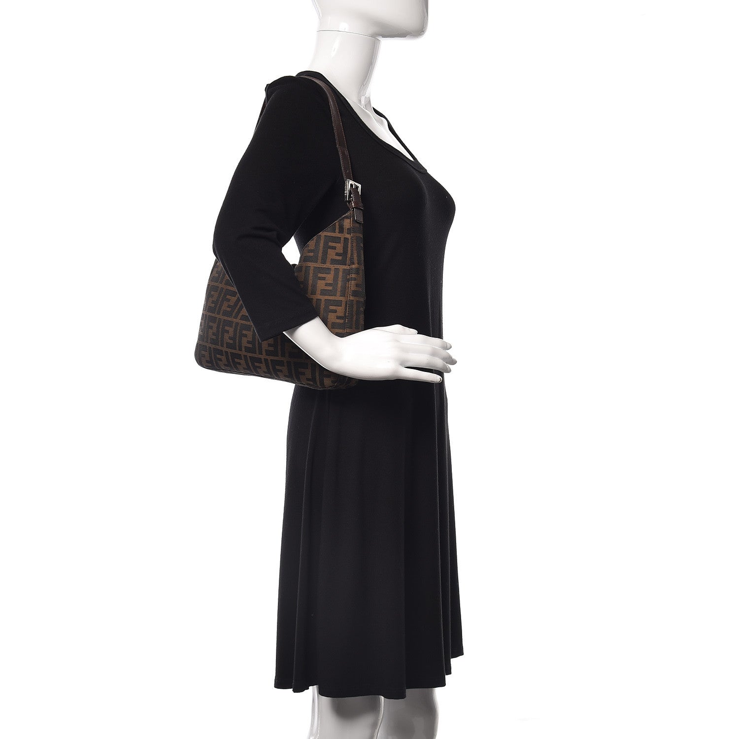 Fendi Zucca Hobo Tobacco 2 of 16