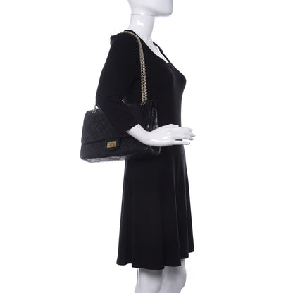 Chanel Aged Calfskin Quilted 50th Anniversary 2.55 Reissue 227 Flap Black 2 of 13