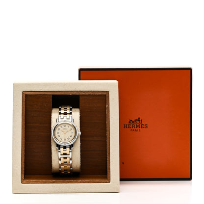 Hermes Stainless Steel 24mm Clipper Quartz Watch Gold 5 of 5