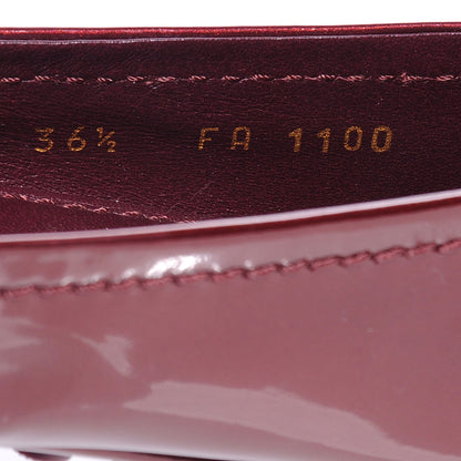 Louis Vuitton Patent Oxford Ballerina Flats 6.5 Rouge Fauviste 6 of 7