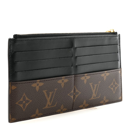 Louis Vuitton Monogram Slim Purse Black 3 of 7