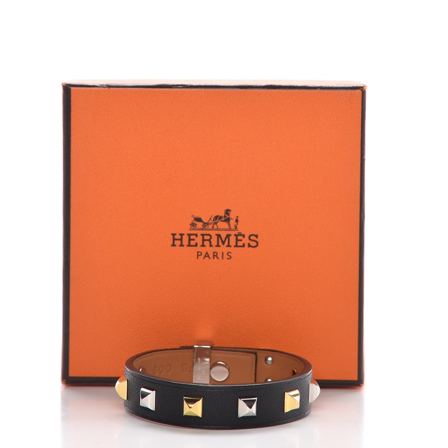 Swift Mini Dog Clous Carres Bracelet T1 Black