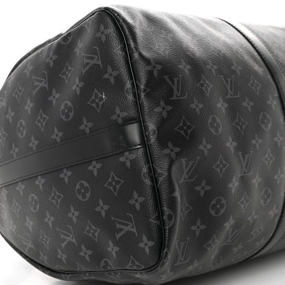Louis Vuitton Monogram Eclipse Keepall Bandouliere 55 7 of 13