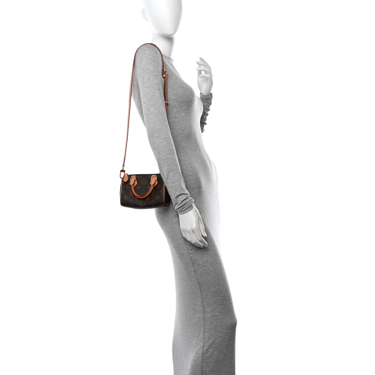 Louis Vuitton Monogram Nano Speedy Bandouliere 2 of 11