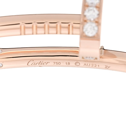 Cartier 18K Pink Gold Diamond Juste Un Clou Bracelet 18 3 of 4