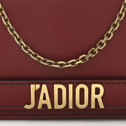Christian Dior Calfskin J'Adior Wallet on Chain Pouch Red 7 of 9
