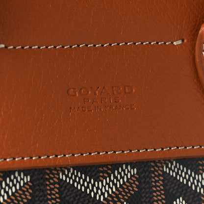 Goyard Goyardine Calfskin Mini Alpin Backpack Black Gold 6 of 9