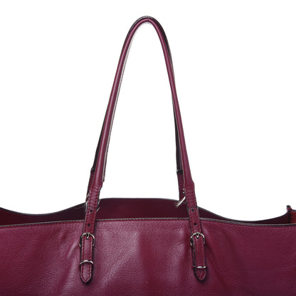 Balenciaga Veau Papier Classic Silver Hardware A4 Zip Around Tote Rouge Pourpre 28 of 38