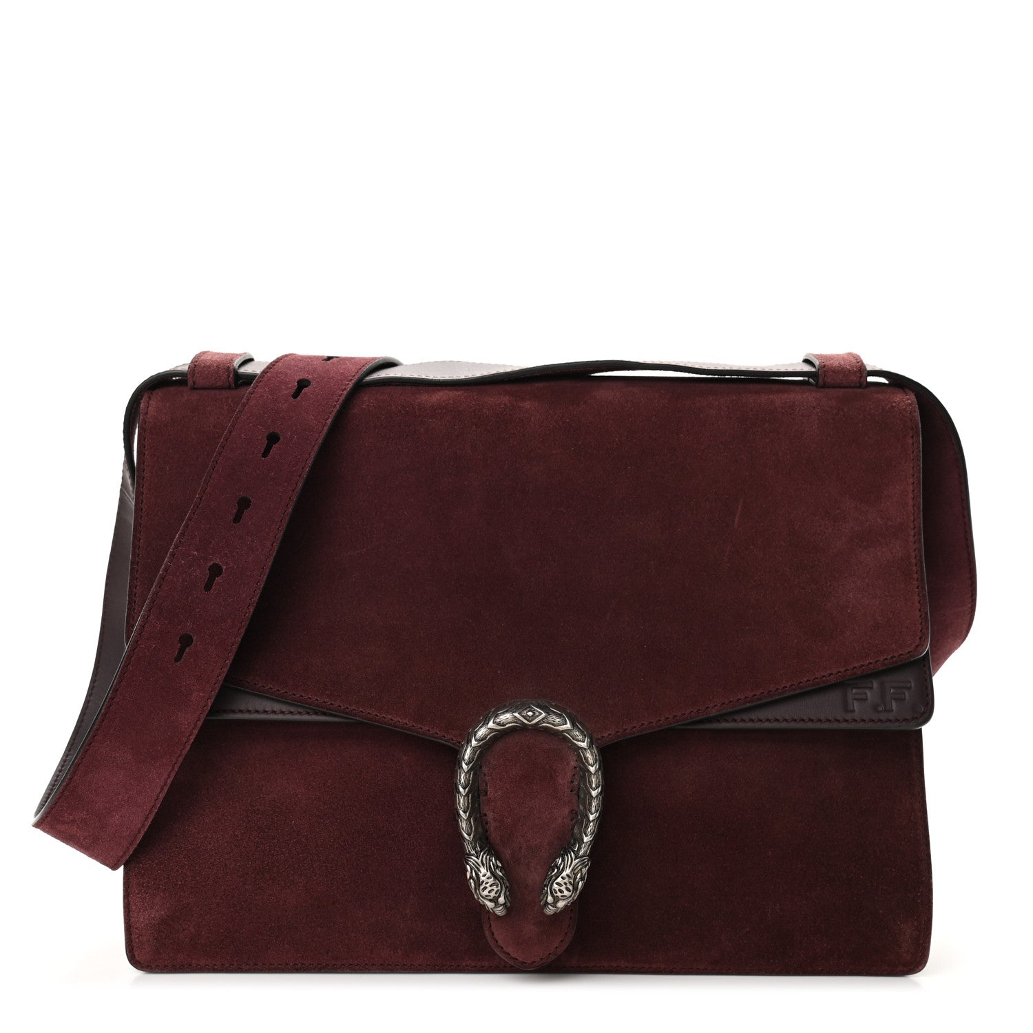 Gucci Suede Medium Dionysus Messenger Bag Bordeaux 1 of 12