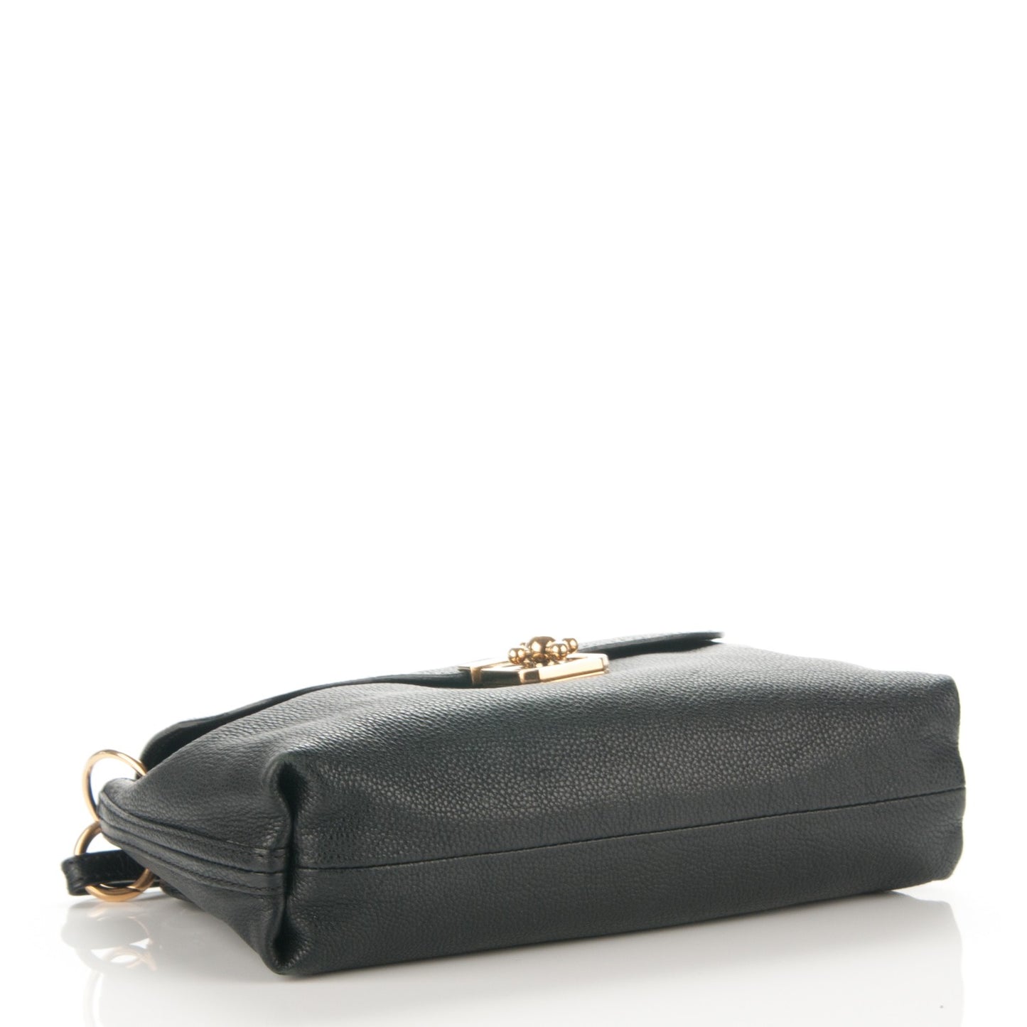 Goatskin Elsie Crossbody Bag Black