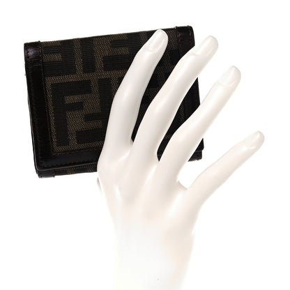 Fendi Zucca Compact Wallet Tobacco 2 of 7