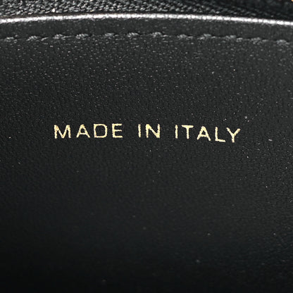 Christian Dior Lambskin Signature CD Vanity Case Black 7 of 10