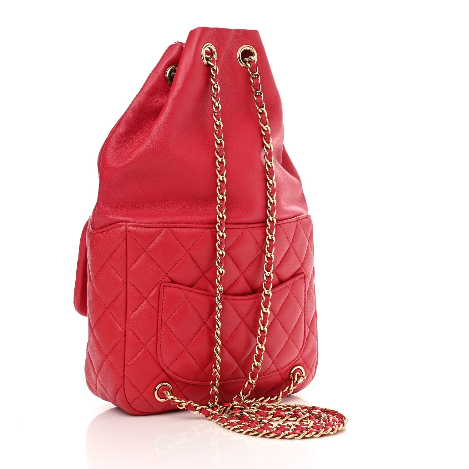 Chanel Lambskin Quilted Small In Seoul Backpack Red 3 of 11