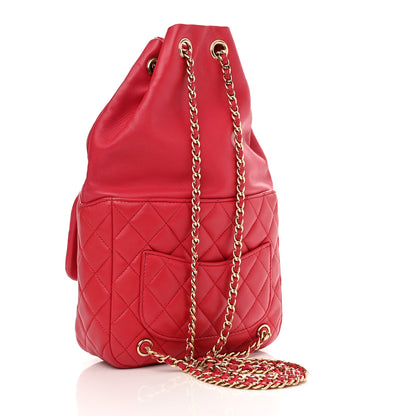 Chanel Lambskin Quilted Small In Seoul Backpack Red 3 of 11