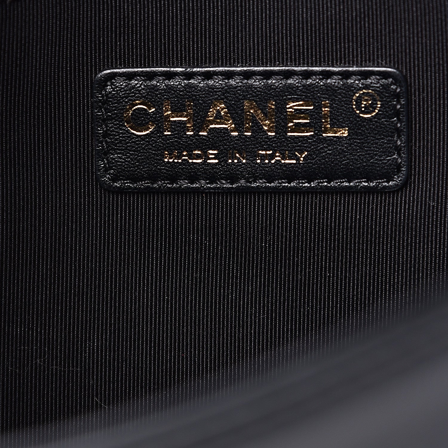 Chanel Calfskin Quilted Medium Graphic Flap Beige Black 5 of 13