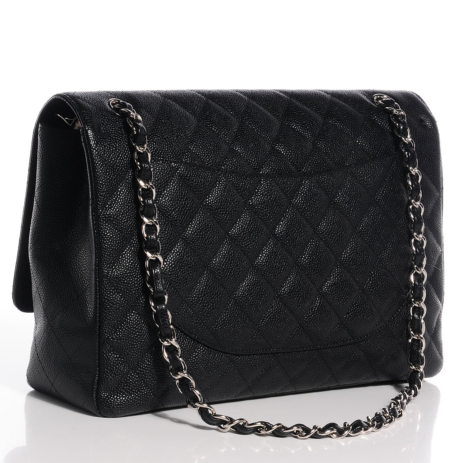 Chanel Caviar Maxi Single Flap Black 3 of 8