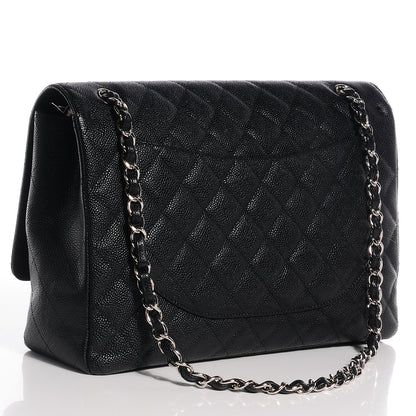 Chanel Caviar Maxi Single Flap Black 3 of 8