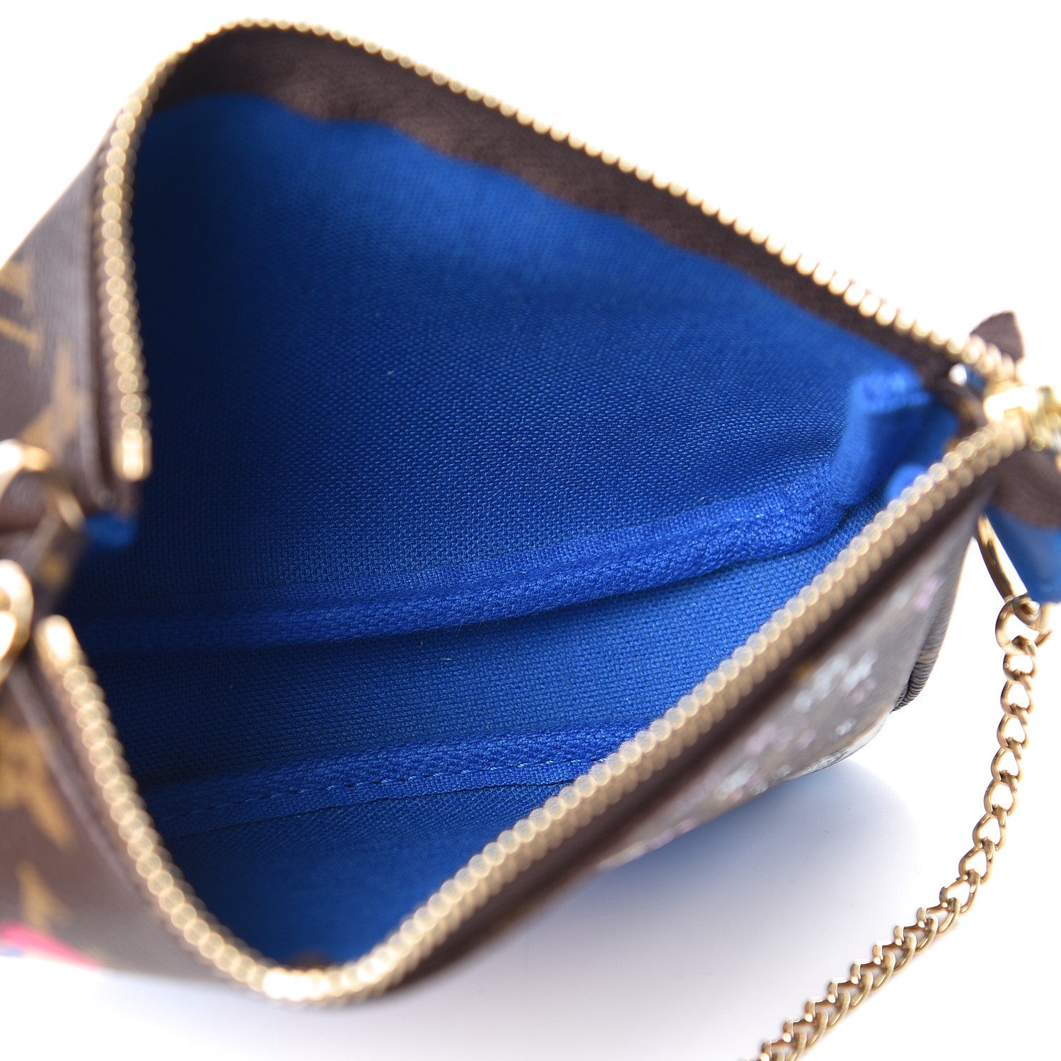 Louis Vuitton Monogram 2019 Christmas Animation Mini Venice Pochette Accessories Blue 5 of 7