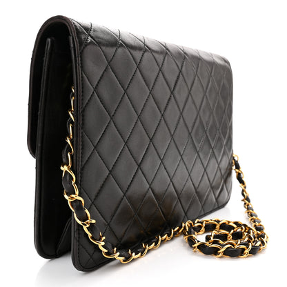 Chanel Lambskin Quilted Medium Single Flap Black 2 of 9