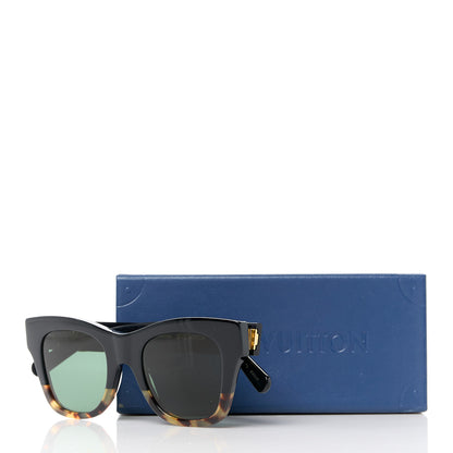 Louis Vuitton The LV Square Sunglasses Z1510W Black Dark Tortoise 9 of 9