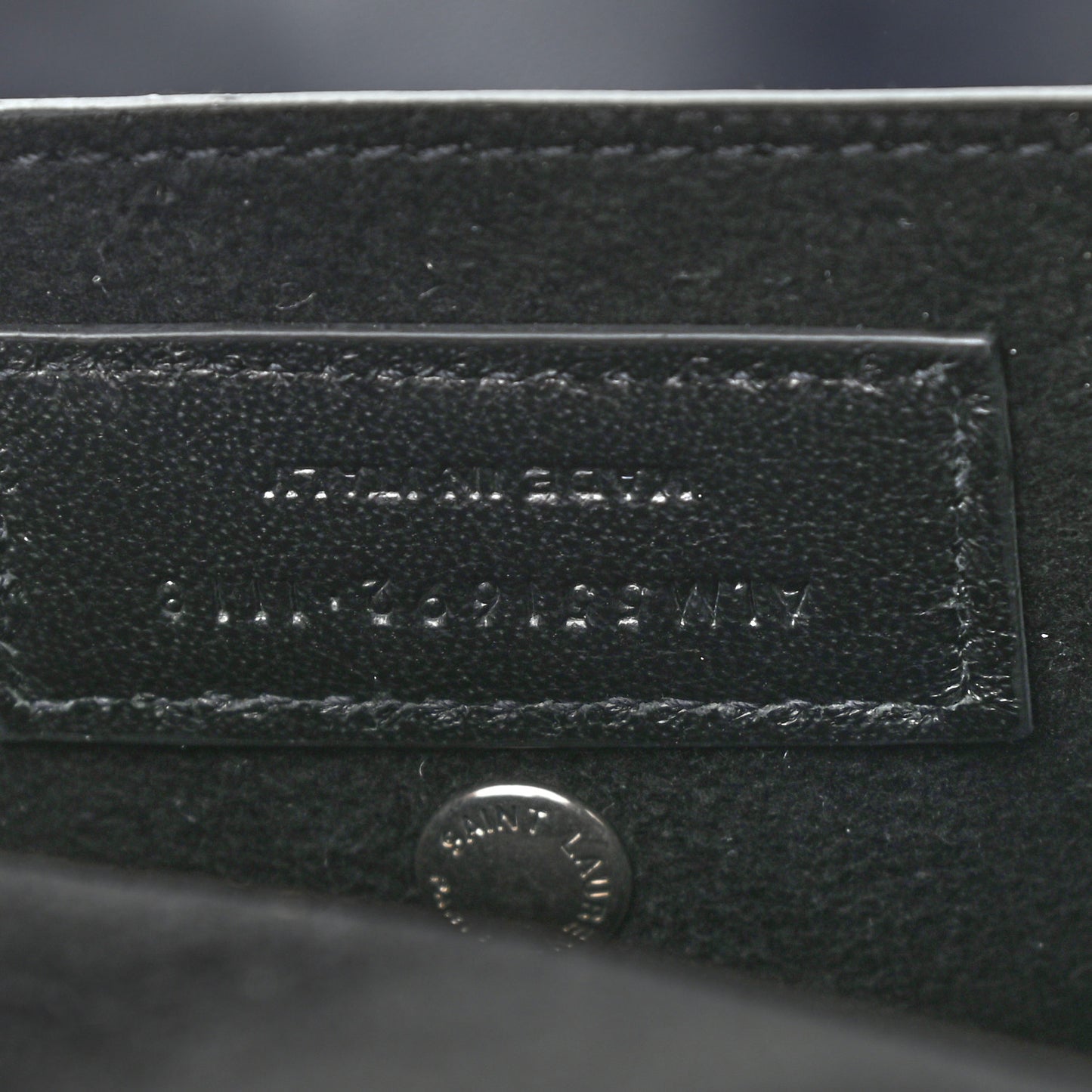 Lambskin West Shopping Bag Dark Notte
