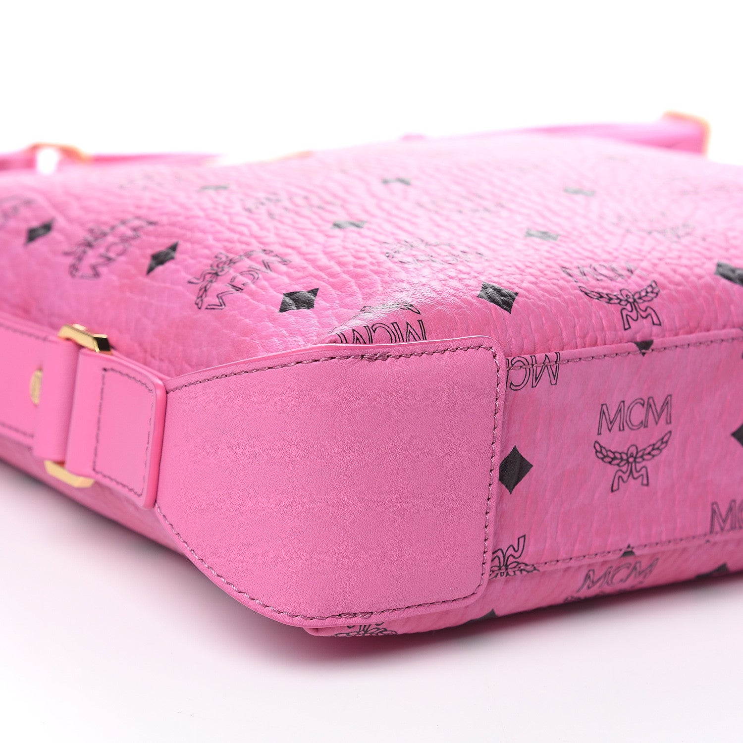 MCM Visetos Messenger Pink 8 of 10