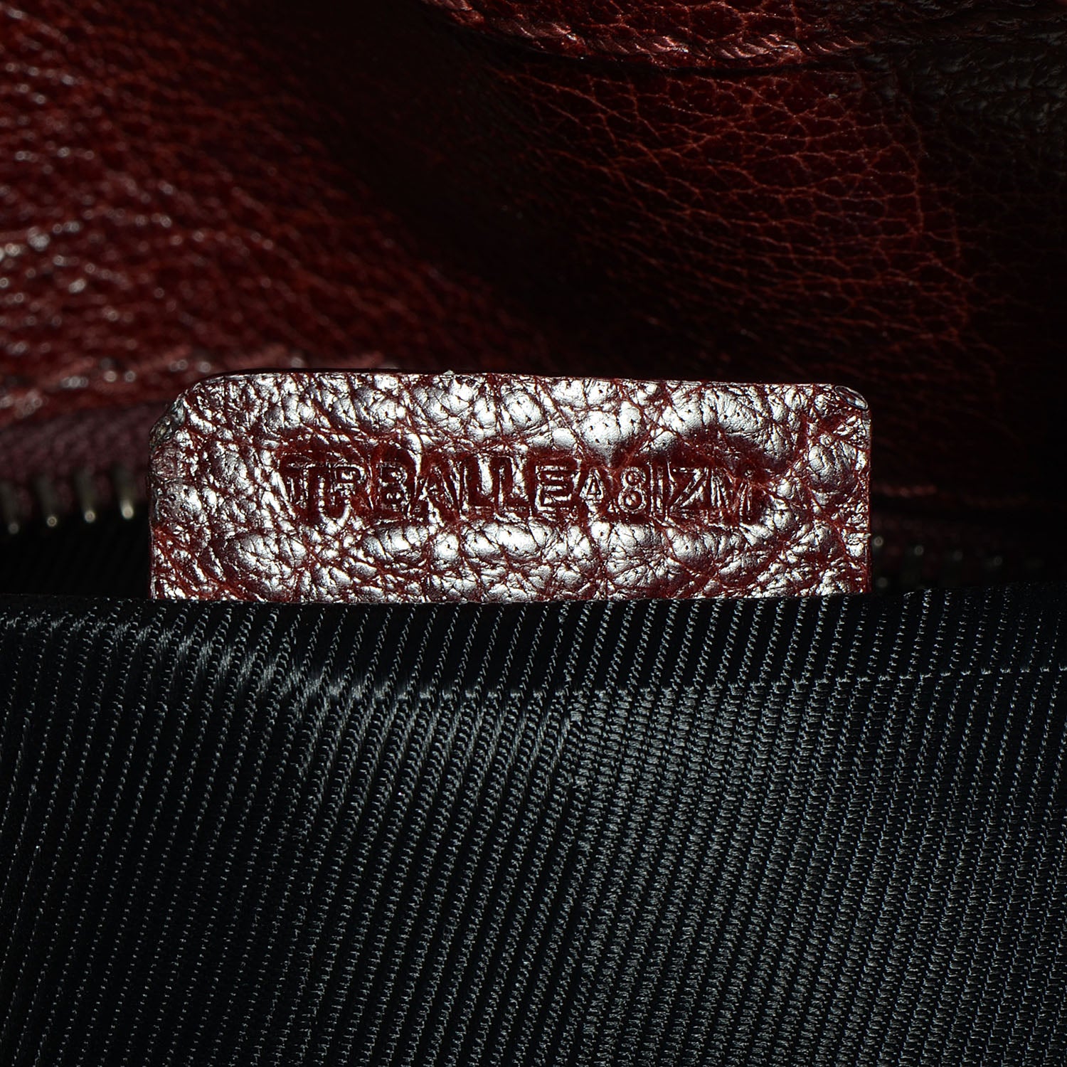Burberry Leather Ashmore Tote Burgundy 8 of 9