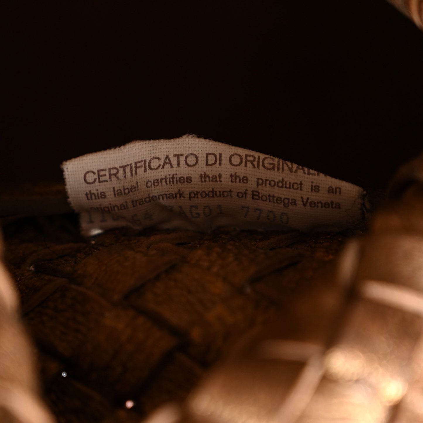 Chevre Intrecciato Medium Cabat Ottone