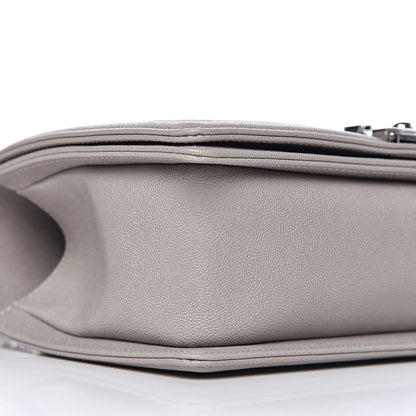 Chanel Caviar Quilted Medium Boy Flap Grey 8 of 10