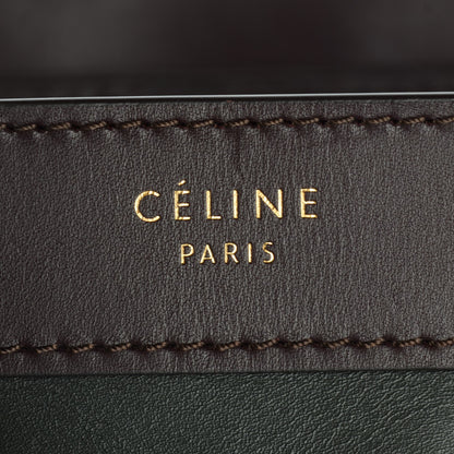 Celine Smooth Calfskin Suede Nano Tri-Color Luggage Burgundy 8 of 8