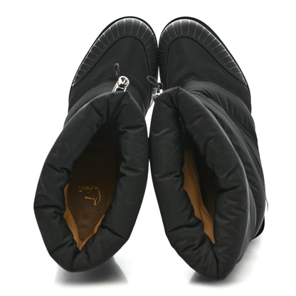 Christian Louboutin Fabric Oriona Lug 100 Boots 40.5 Black 2 of 8