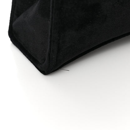 Balenciaga Velvet Jersey Hourglass Top Handle Bag XS Black 17 of 17