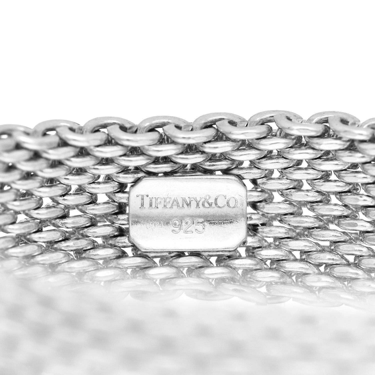 Tiffany Sterling Silver Somerset Mesh Bracelet 4 of 4