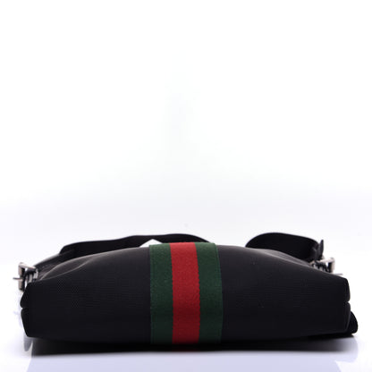 Gucci Techno Canvas Web Messenger Bag Black 10 of 13