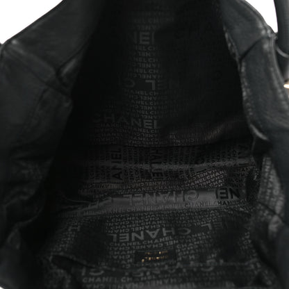 Chanel Calfskin CC Dice Tote Bag Black 6 of 9