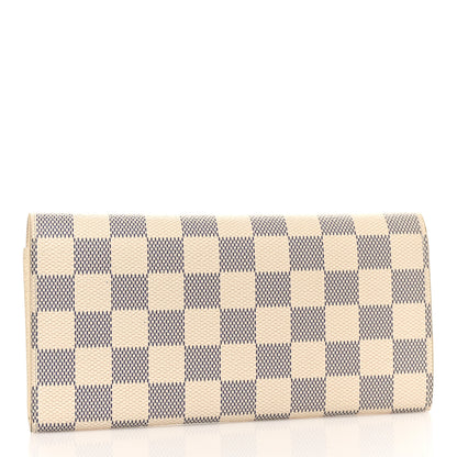 Louis Vuitton Damier Azur Emilie Wallet 3 of 10