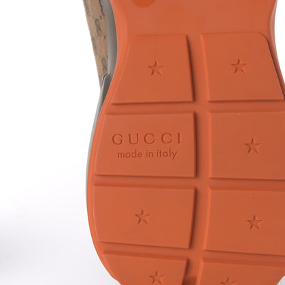 Gucci GG Supreme Monogram Mix Monogram Womens Rhyton Sneakers 42 Bordeaux Beige Ebony 6 of 8