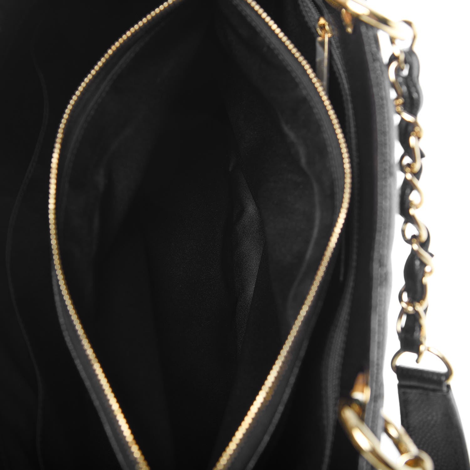 Chanel Caviar Quilted Grand Shopping Tote GST Black 6 of 10